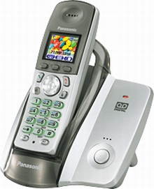Радиотелефон Dect Panasonic KX-TCD325RUS (серебристый металлик)