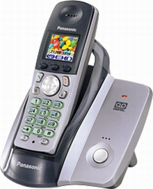 Радиотелефон Dect Panasonic KX-TCD325RUF (голубой металлик)